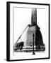 Sandbags Protecting the Base of the Egyptian Obelisk, German-Occupied Paris, 1940-null-Framed Photographic Print