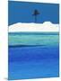 Sandbank and Palm Tree on Tropical Beach, Maldives, Indian Ocean, Asia-Sakis Papadopoulos-Mounted Photographic Print