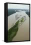 Sandbank in Napo River, Amazon Rainforest, Ecuador-Pete Oxford-Framed Stretched Canvas