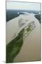 Sandbank in Napo River, Amazon Rainforest, Ecuador-Pete Oxford-Mounted Photographic Print