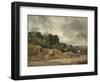 Sandbanks and a Cart and Horses on Hampstead Heath, C.1820-25 (Oil on Canvas)-John Constable-Framed Giclee Print