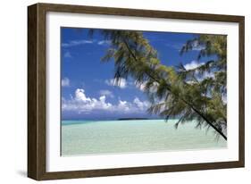 Sandbar Pelican Cay-Larry Malvin-Framed Photographic Print