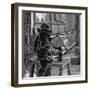 Sandblasting the Joints of a Bicycle Frame, France, 1896-null-Framed Giclee Print