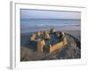 Sandcastle at Beach-David Barnes-Framed Photographic Print