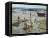 Sandcastles-Richard Harpum-Framed Stretched Canvas