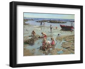 Sandcastles-Richard Harpum-Framed Art Print