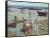 Sandcastles-Richard Harpum-Framed Stretched Canvas