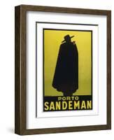 Sandeman Port, The Famous Silhouette-Georges Massiot-Framed Premium Giclee Print