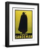 Sandeman Port, The Famous Silhouette-Georges Massiot-Framed Premium Giclee Print