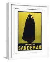 Sandeman Port, The Famous Silhouette-Georges Massiot-Framed Premium Giclee Print