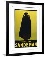 Sandeman Port, The Famous Silhouette-Georges Massiot-Framed Premium Giclee Print