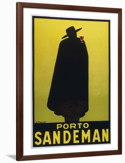 Sandeman Port, The Famous Silhouette-Georges Massiot-Framed Giclee Print