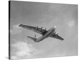 Sanders Roe SR45 Princess Flying Boat at SBAC Farnborough Airshow, September 1956-null-Stretched Canvas