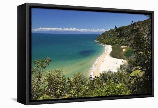 Sandfly Bay, Abel Tasman National Park, Nelson Region, South Island, New Zealand, Pacific-Stuart Black-Framed Stretched Canvas