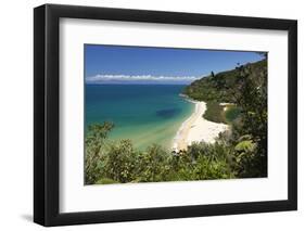 Sandfly Bay, Abel Tasman National Park, Nelson Region, South Island, New Zealand, Pacific-Stuart Black-Framed Photographic Print