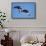 Sandhill Crane in Flight, Bosque Del Apache, New Mexico-Paul Souders-Framed Stretched Canvas displayed on a wall