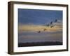 Sandhill Cranes At Sunrise-Galloimages Online-Framed Photographic Print