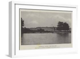 Sandhurst College, from the Lake-null-Framed Giclee Print