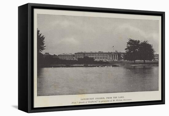 Sandhurst College, from the Lake-null-Framed Stretched Canvas