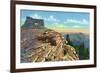 Sandia Mountains, New Mexico, Scenic View from Kiwanis Point-Lantern Press-Framed Premium Giclee Print