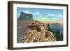 Sandia Mountains, New Mexico, Scenic View from Kiwanis Point-Lantern Press-Framed Art Print