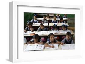 Sandipani Muni School for needy girls run by Food for Life, Vrindavan, Uttar Pradesh, India-Godong-Framed Photographic Print