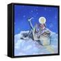 Sandman on Cloud-Judy Mastrangelo-Framed Stretched Canvas