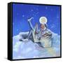 Sandman on Cloud-Judy Mastrangelo-Framed Stretched Canvas