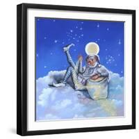 Sandman on Cloud-Judy Mastrangelo-Framed Giclee Print