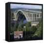 Sando Bridge, Harnosand, Sweden-null-Framed Stretched Canvas