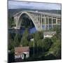 Sando Bridge, Harnosand, Sweden-null-Mounted Photographic Print