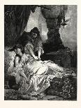 Iachimo and Imogen, William Shakespeare's Play Cymbeline-Sandor Liezen-Meyer-Mounted Giclee Print