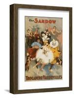 Sandow Trocadero Vaudevilles, Touring Stage Variety Show, Produced by Florenz Ziegfeld, 1894-null-Framed Photo