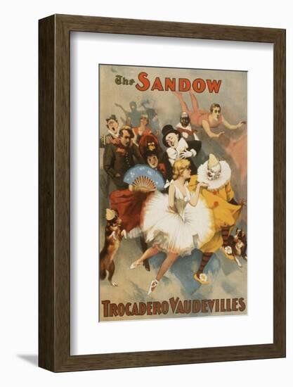 Sandow Trocadero Vaudevilles, Touring Stage Variety Show, Produced by Florenz Ziegfeld, 1894-null-Framed Photo