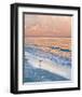 Sandpiper at Sunrise-Mary Lou Johnson-Framed Art Print