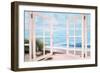 Sandpiper Beach Door-Diane Romanello-Framed Art Print