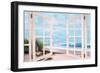 Sandpiper Beach Door-Diane Romanello-Framed Art Print