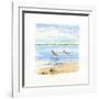 Sandpiper Beach II-Sally Swatland-Framed Art Print