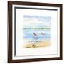 Sandpiper Beach II-Sally Swatland-Framed Art Print