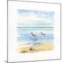 Sandpiper Beach II-Sally Swatland-Mounted Art Print