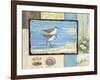 Sandpiper Collage I-Paul Brent-Framed Art Print