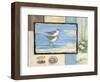 Sandpiper Collage I-Paul Brent-Framed Art Print