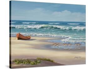 Sandpiper March II-Sung Kim-Stretched Canvas