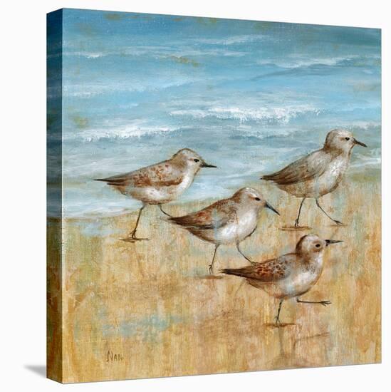 Sandpipers I-null-Stretched Canvas