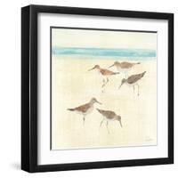 Sandpipers Square II-Avery Tillmon-Framed Art Print