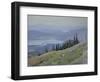 Sandpoint from Schweitzer Mountain, August-Tom Hughes-Framed Giclee Print