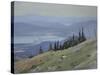 Sandpoint from Schweitzer Mountain, August-Tom Hughes-Stretched Canvas