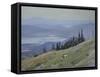 Sandpoint from Schweitzer Mountain, August-Tom Hughes-Framed Stretched Canvas