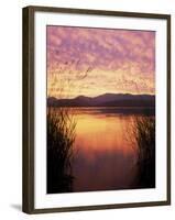 Sandpoint, Id, Sunset on Lake Pond Oreille-Mark Gibson-Framed Photographic Print