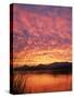 Sandpoint, Id, Sunset on Lake-Mark Gibson-Stretched Canvas
